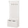 Banc Portemanteau pour Entrée en MDF 71,5x39,5x170 cm Blanc