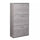 Meuble à chaussures peu encombrant 3 portes double profondeur 18 paires 65x25x119,4 cm en panneaux de particules de ciment mélaminés