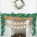 Ghirlanda di Natale Artificiale 2,9m Ramo di Albero Innevato in PVC