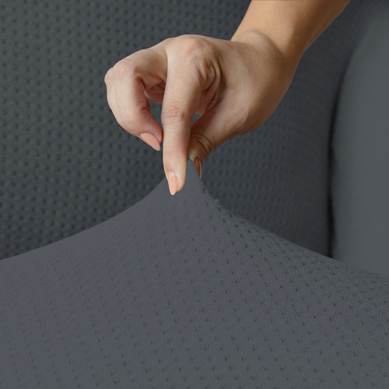 Copridivano Elasticizzato in Poliestere Iris Grigio Scuro Varie Misure