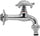 Robinet de fontaine de jardin en laiton chromé avec raccord rapide Morelli Tartaruga
