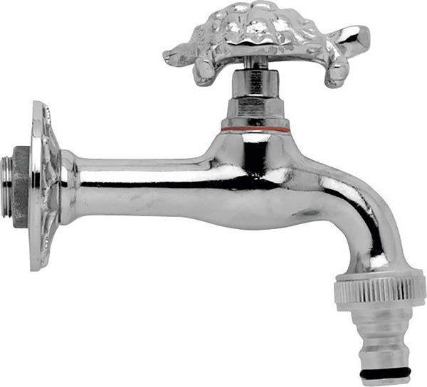 Robinet de fontaine de jardin en laiton chromé avec raccord rapide Morelli Tartaruga prezzo