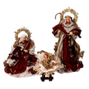 Natività tessuto bordeaux cm xh25,4