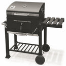 Barbecue a Carbone Carbonella Rettangolare 116x56 cm Galileo De Luxe Nero