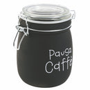 Barattolo Caffè con Scritta Ø10,8x17,3 cm in Vetro con Chiusura in Metallo VdE Tivoli 1996