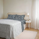 Set Lenzuola con Stampa Sopra Sotto e Federe Linea Ida Marte Varie Misure