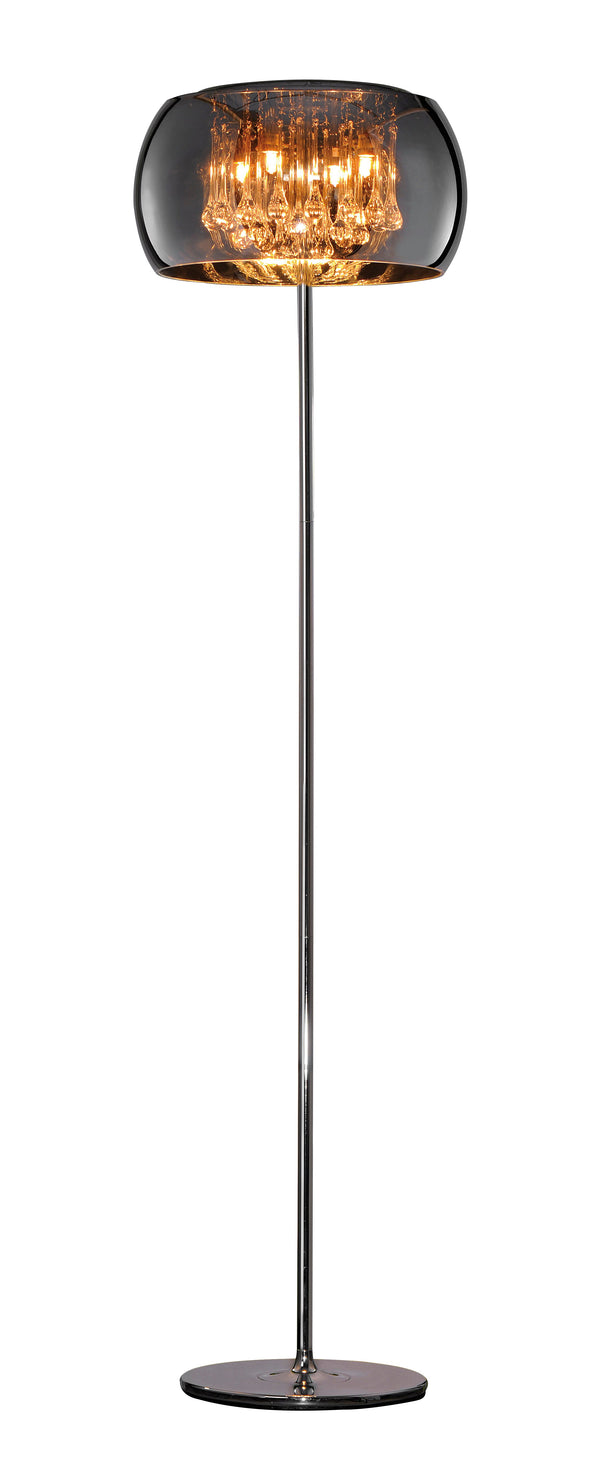 prezzo Lampadaire d'intérieur G9 en métal chromé