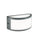 Applique d'extérieur E27 en aluminium Sovil gris