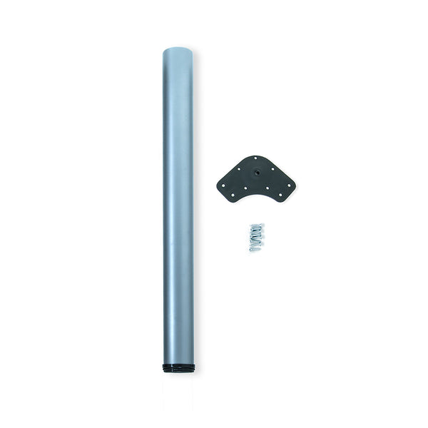 Emuca Acier Aluminium Acier Peint Ø80 mm Pieds de Table sconto