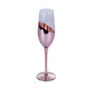 Set 4 Bicchieri da Champagne Chic Flûte in Vetro VdE Tivoli 1996 4 Colori Differenti
