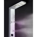 Colonna Doccia Miscelatore Nebulizzatore Cromoterapia in Acciaio Ama Luxury Cupido