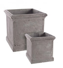Set 2 Vasi Cement Qu Grigio