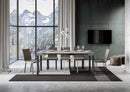 Consolle Allungabile 90-300x40x77 cm in Nobilitato Grigio