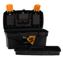 Cassetta Porta Attrezzi 41x20,9,5x19,5 cm in Plastica Nero