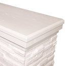 Camino Elettrico da Pavimento 90,3x98x30 cm Effetto Fiamma 2000W Rock & Pluton Noce