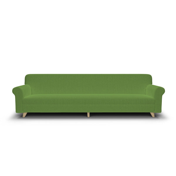 prezzo Housse de canapé extensible 4 places en polyester vert pomme