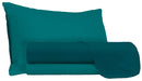 Set Lenzuola Sopra Sotto e Federe Doubleface Verde Petrolio\/Verde Bottiglia