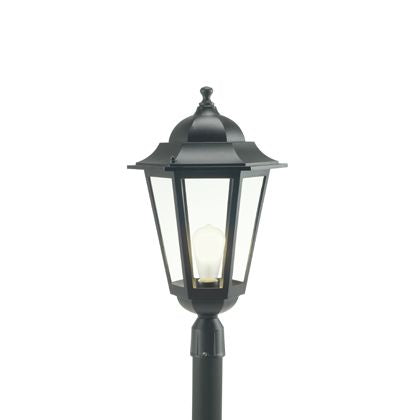 sconto Lampe frontale poteau de jardin Ø60 mm E27 en aluminium sovil noir