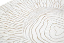Piatto Svuota Tasche 37x6x34 cm in Poliresina Bianco