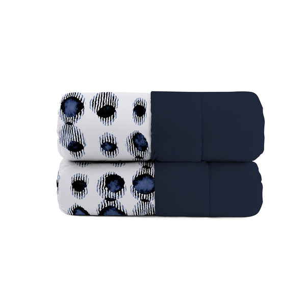 sconto Trapunta Invernale Stampata in Microfibra 200gr Double Face Optical Varie Misure