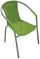 Chaise de jardin en fer avec fil plastifié vert Vorghini Contract