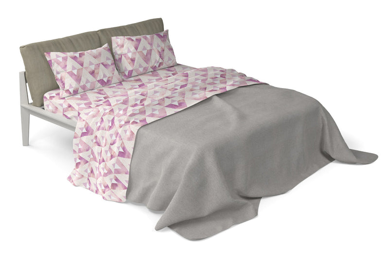 Set Lenzuola Sopra Sotto e Federe in Microfibra Kinki Varie Misure