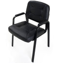 Sedia Poltrona Visitatore da Ufficio in Similpelle Bozzini Easy Nero