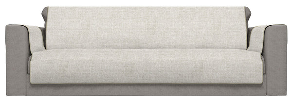 acquista Housse de canapé avec housses d'accoudoirs en polyester beige différentes tailles