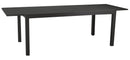 Tavolo da Giardino Allungabile 160/220x90x75 cm in Alluminio Boise Antracite
