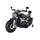Moto Elettrica per Bambini 12V con Licenza Triumph Rocket 3GT Nera