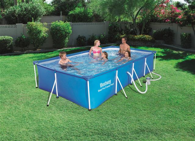 Piscina Fuori Terra Fuori Terra Rettangolare H81x400x211cm Bestway Steel Pro Frame Pool 400