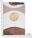 Dipinto su Tela Sunry 120x3,8x80 cm in Legno e Tessuto