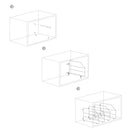 Kit 4 Separatori per Armadi e Pensili da Cucina 50x31 cm in Acciaio Emuca Cromato