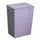 Panier à linge rectangulaire en polyester gris 40x30xh53 cm