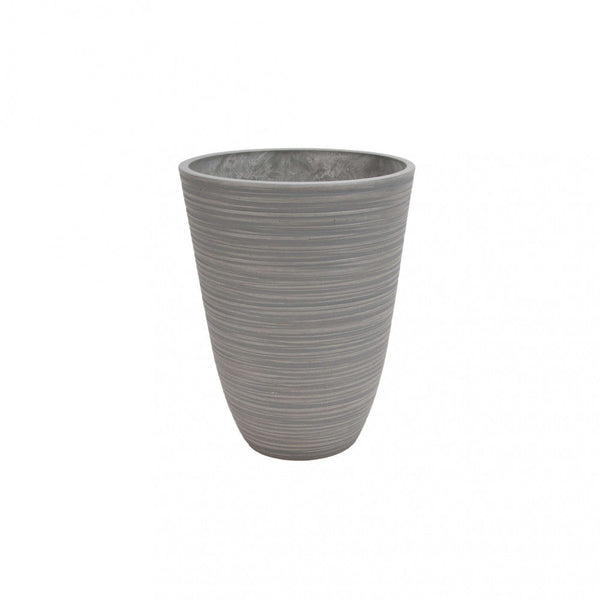 Vase Anémone moyen Ø29x36 cm en fibre synthétique Anthracite acquista
