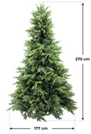 Albero di Natale Artificiale Adami Dolomiti Verde Varie Misure