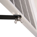 Faretto Solare a LED da Giardino 68x37x16 cm in Alluminio Argento Nero e Bianco