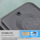 Canestro da Basket da Esterno per Bambini Altezza Regolabile 132,5-161,5 cm Multicolore