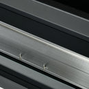 Camino a Bioetanolo da Incasso 100x30x55 cm Bruciatore 2,4L Nero