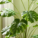 Pianta Artificiale Monstera da Interno e Esterno H180 cm con Vaso Verde