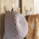 Mobile Guardaroba per Ingresso con Specchio Appendiabiti e Scarpiera Regolabile 90x24x177 cm Bianco e Quercia  