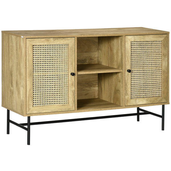 prezzo Mobiletto Basso 120x38x76,2 cm in Rattan Naturale