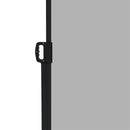 Tenda Laterale Retrattile 400x180 cm con Maniglia in Metallo Alluminio e Poliestere Grigio Chiaro    