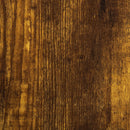 Carrello da Cucina con Ripiano Aperto 90x40x90 cm in Truciolato e Acciaio Marrone