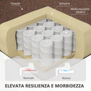 Poltrona Alzapersona Elettrica Reclinabile con Telecomando e Tasca in Tessuto Marrone Scuro   