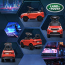 Macchina Elettrica per Bambini Licenza Land Rover Discovery 6V Velocità 3km/h Rosso 