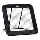 Rebounder Pieghevole da Esterno per Calcio Baseball e Pallavolo 128x118x108-120 cm Nero 