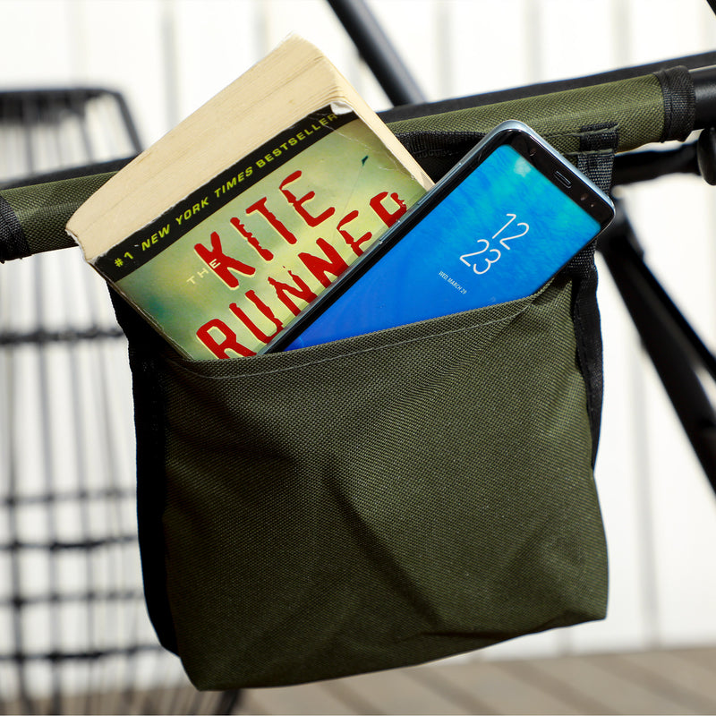 Sedia da Pesca Pieghevole con Poggiapiedi Rimovibile 140x81x63 cm in Poliestere e Acciaio Nero e Verde