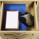 Cassettiera Portadocumenti da Ufficio 39x42x56 cm in Truciolato Legno Naturale