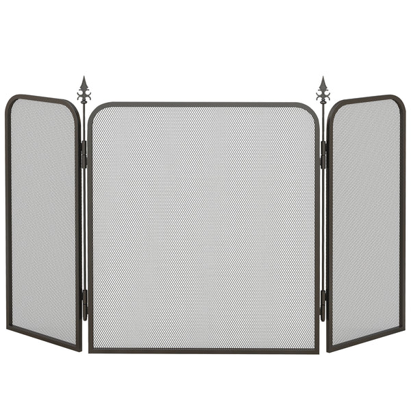 prezzo Parascintille con Antine 96x1,3x56 cm in Metallo Nero